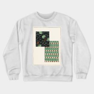 Japanese Pattern by Watanabe Seitei Crewneck Sweatshirt